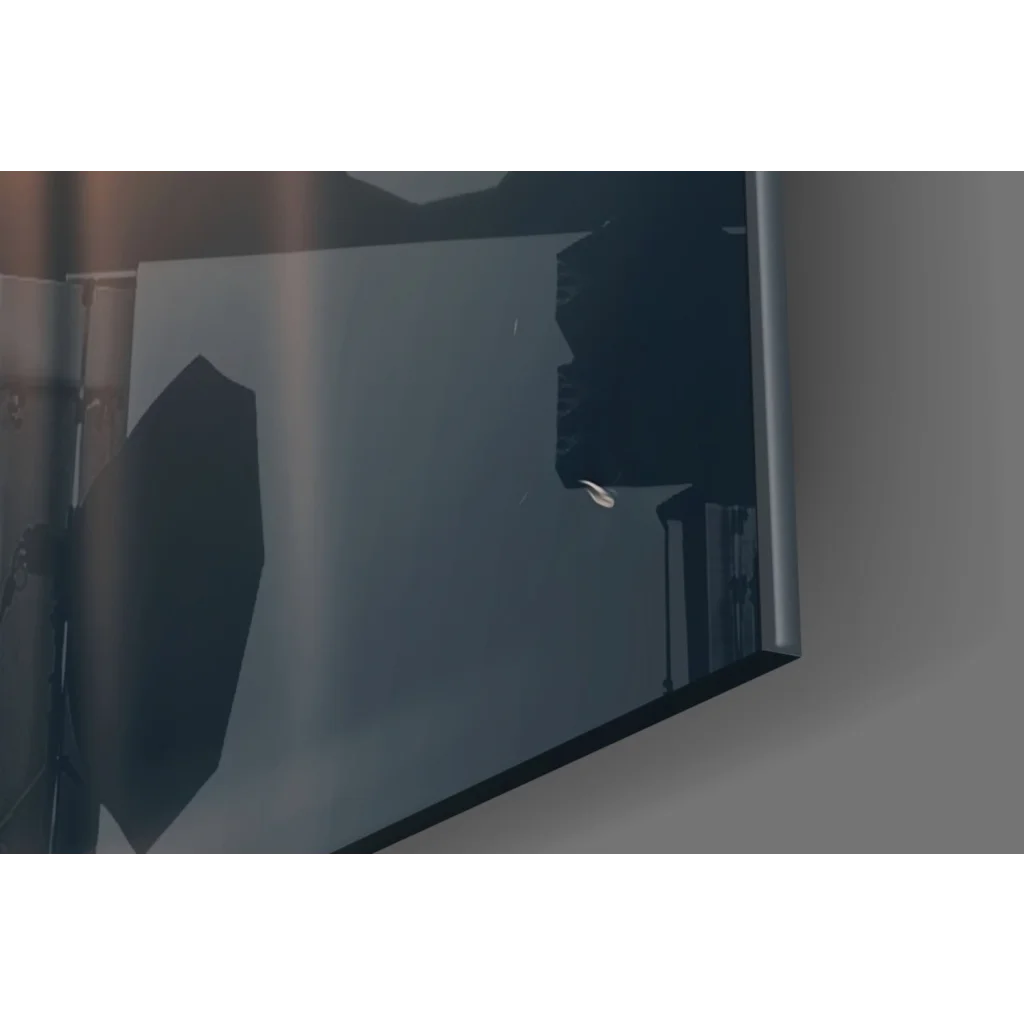 Stunning elephant canvas wall art with textured blue brown design