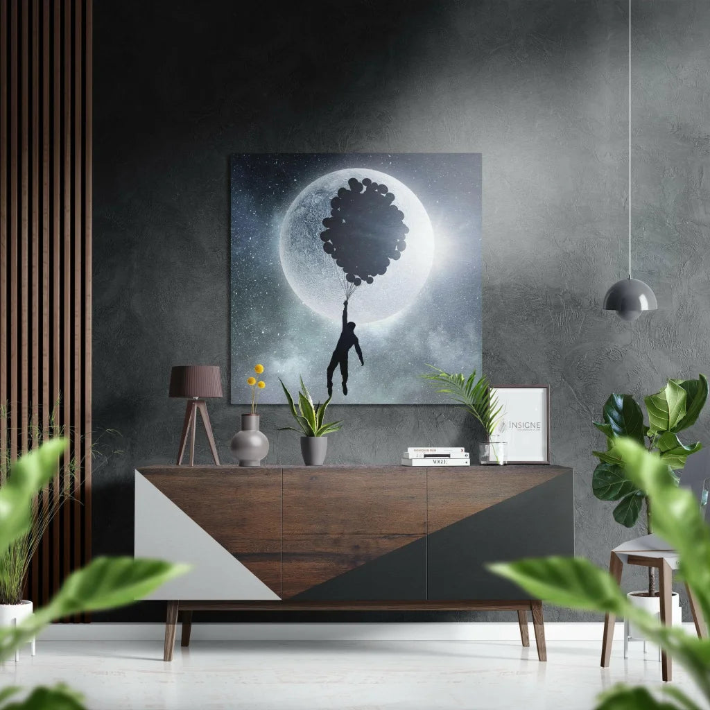 Stunning Galaxy Brushed Aluminium Dibond Wall Art | Insigneart USA | vintageantiquesgifts.com
