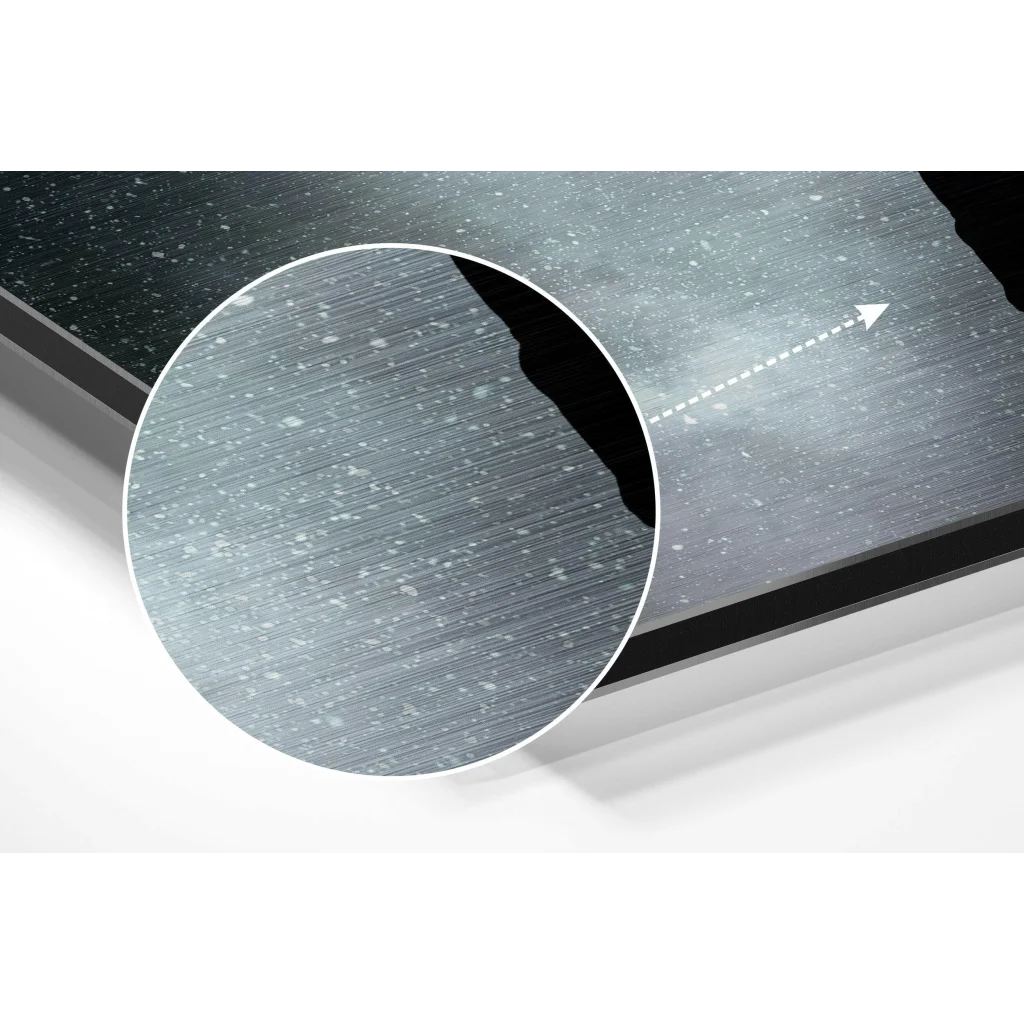 Stunning Galaxy Brushed Aluminium Dibond Wall Art | Modern Wall Art Decor | vintageantiquesgifts.com