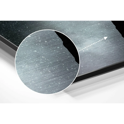 Stunning Galaxy Brushed Aluminium Dibond Wall Art | Modern Wall Art Decor | vintageantiquesgifts.com