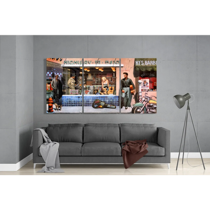 24x36 inch canvas print of The Shining movie poster in glass art