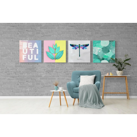 Stunning pastel dragonfly glass wall art for vibrant spaces