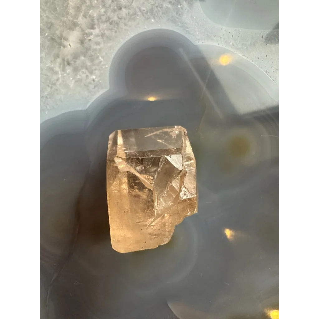 Stunning golden topaz crystal from Shigar Valley, Pakistan