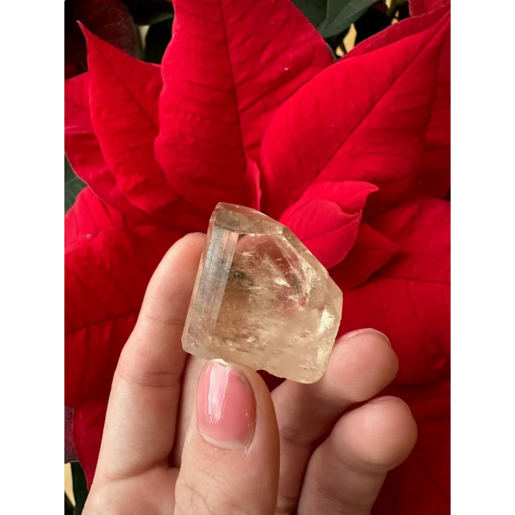 Stunning golden topaz crystal from Shigar Valley, Pakistan