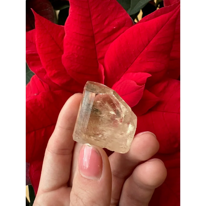 Stunning golden topaz crystal from Shigar Valley, Pakistan