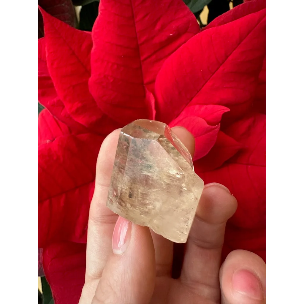 Stunning golden topaz crystal from Shigar Valley, Pakistan