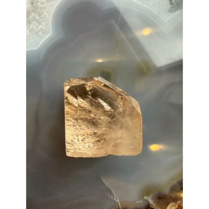 Stunning golden topaz crystal from Shigar Valley, Pakistan