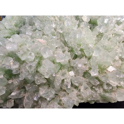 Stunning green apophyllite crystal cluster from India