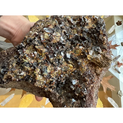 Stunning hessonite garnet cluster from Washington State