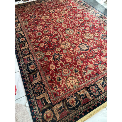 Karastan Samovar Teawash 902 wool rug with Persian floral pattern excellent condition