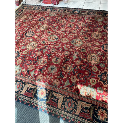 Stunning Karastan Samovar Teawash red Persian wool rug in excellent condition
