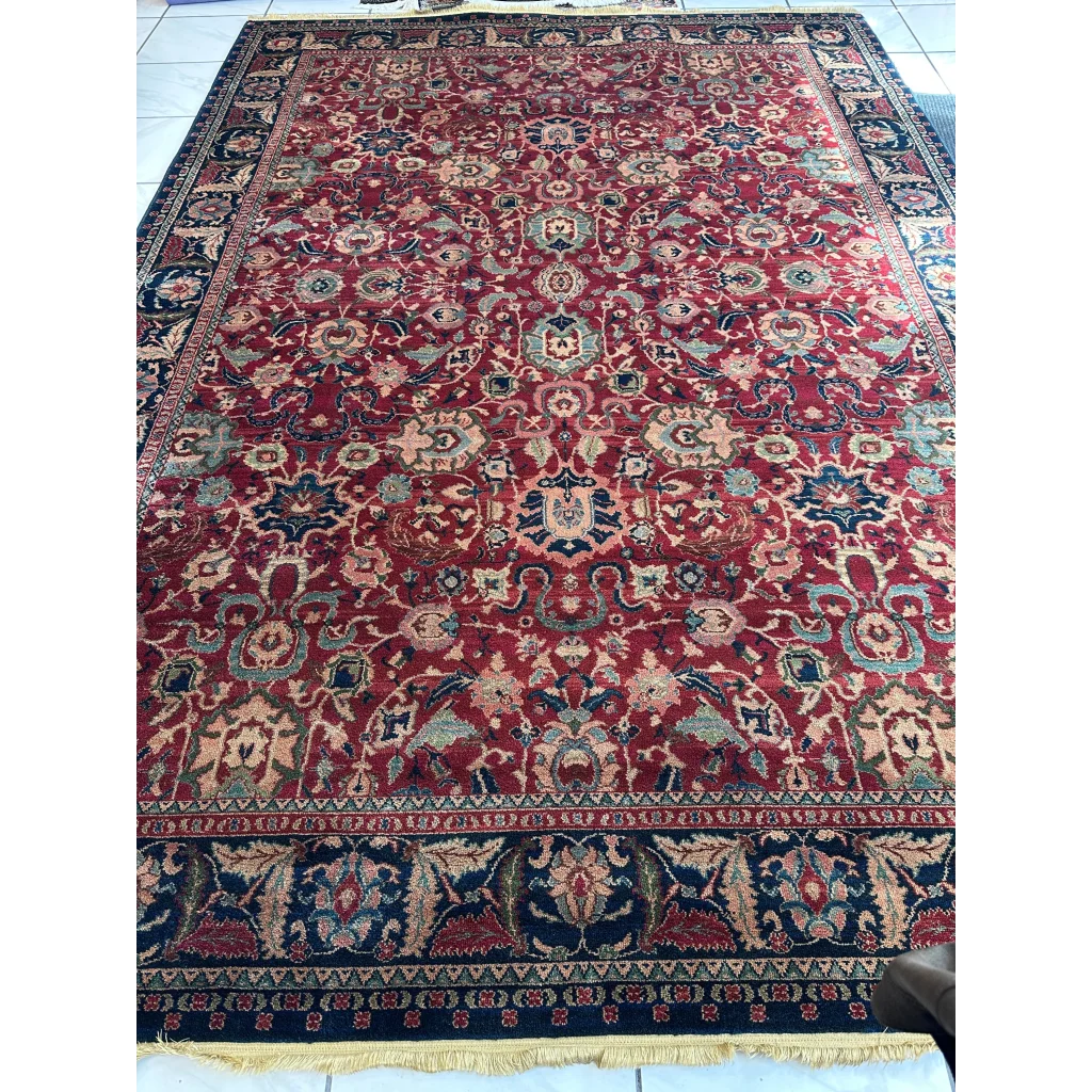 Karastan Samovar Teawash 902 wool rug in excellent condition machine-made USA
