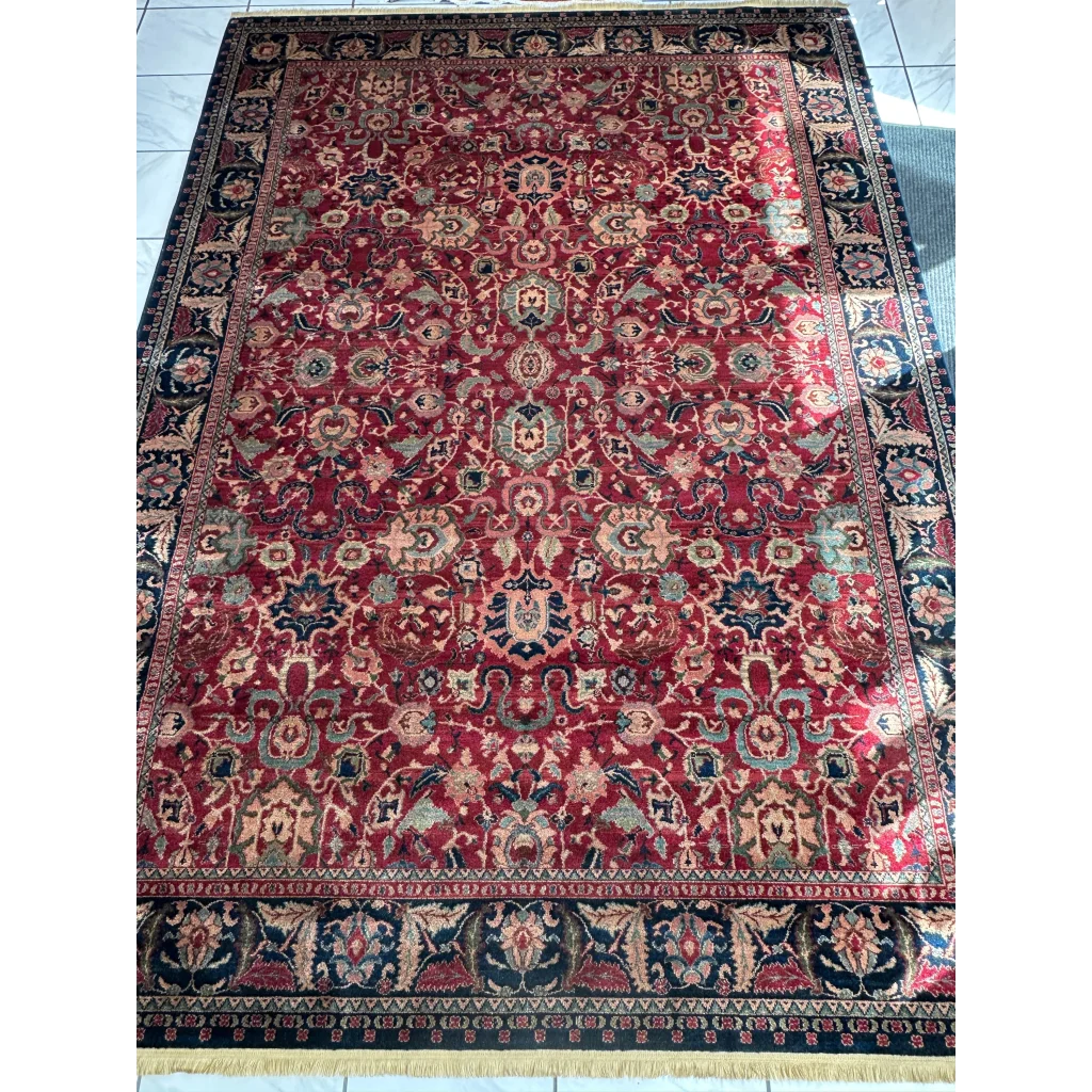 Karastan Samovar Teawash 902 Persian wool rug with intricate floral patterns