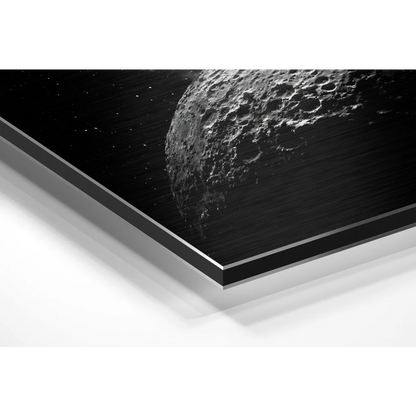 Stunning Lunar Eclipse Brushed Aluminium Dibond Wall Art | Glass Wall Art Print | vintageantiquesgifts.com