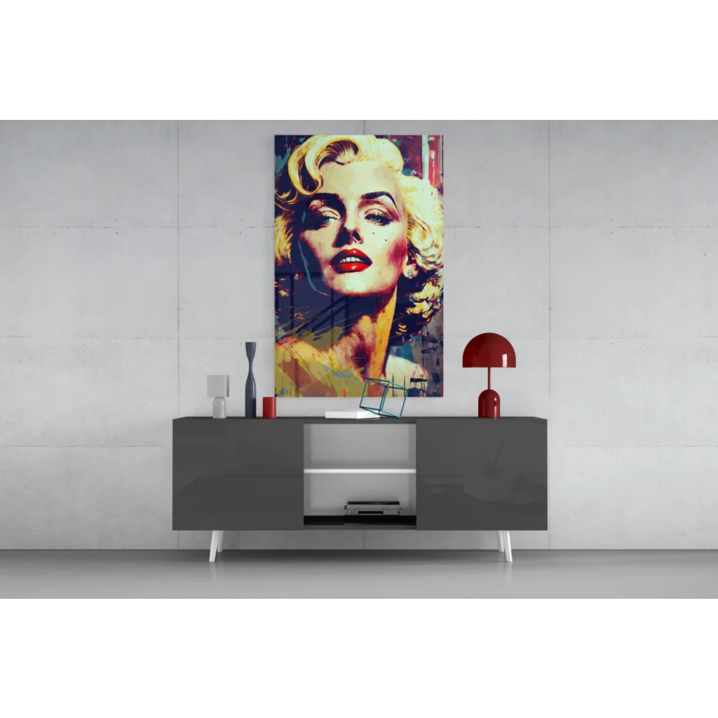 Stunning Marilyn Monroe pop art wall canvas print