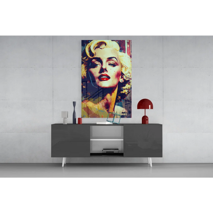 Stunning Marilyn Monroe pop art wall canvas print