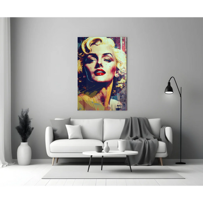 Stunning Marilyn Monroe pop art wall canvas print