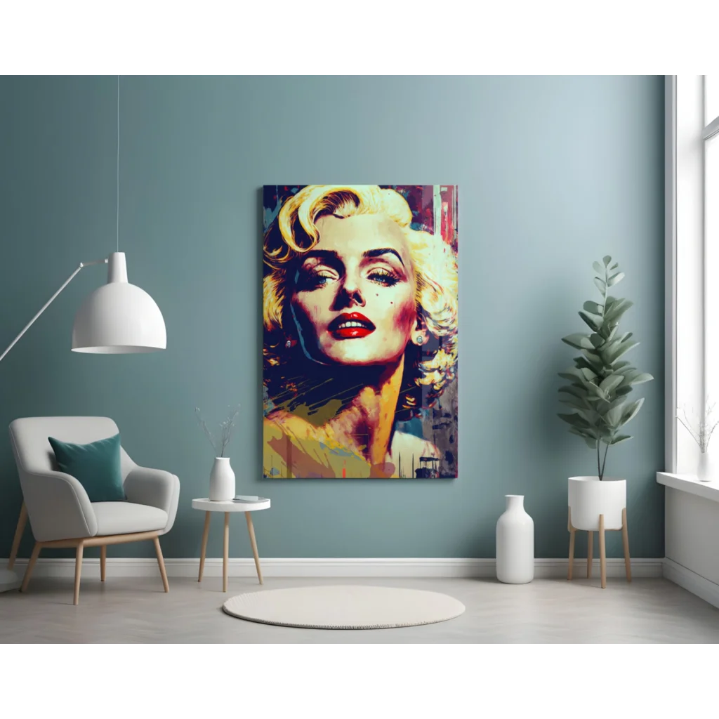 Stunning Marilyn Monroe pop art canvas wall art print