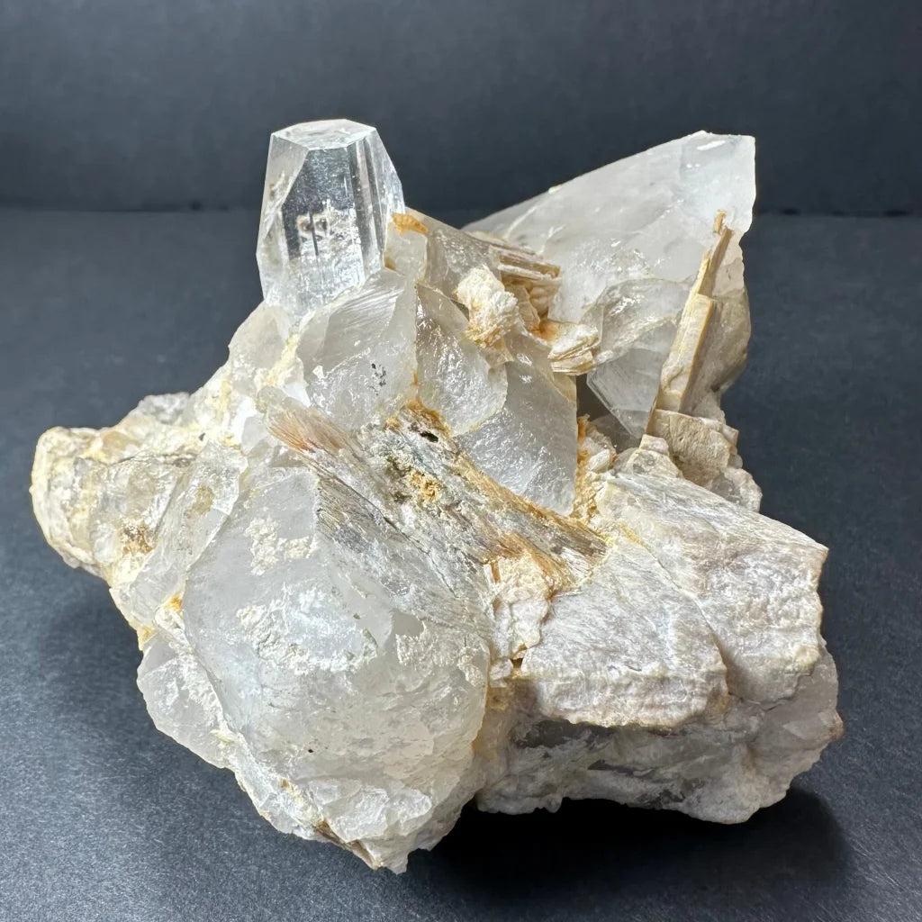 Stunning translucent quartz cluster from Skardu Pakistan