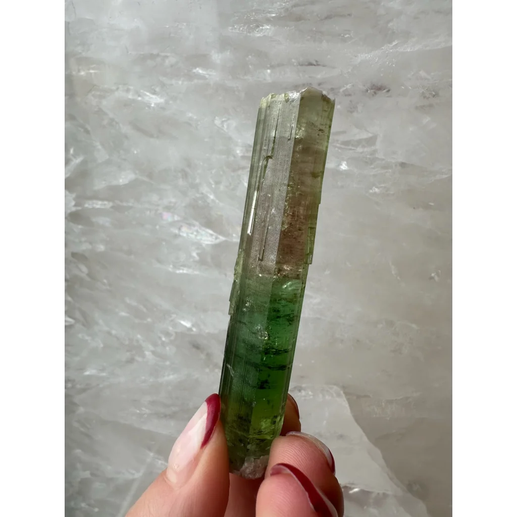 Stunning watermelon tourmaline Paprok crystal from Afghanistan