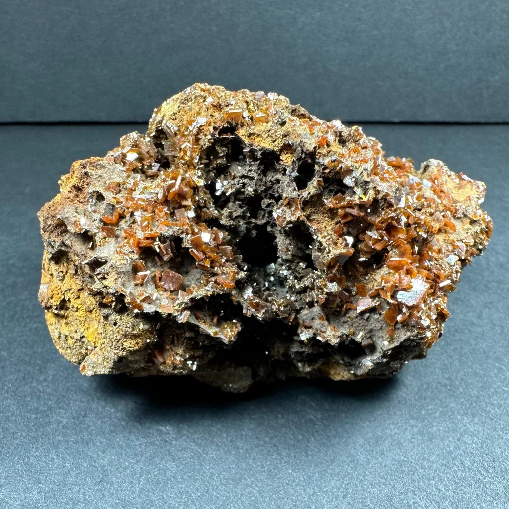 Stunning wulfenite cluster from China’s Maoniuping Mine