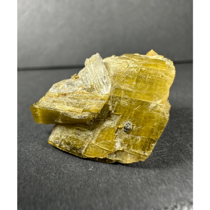 Stunning yellow diamond quartz crystal specimen with translucent facets