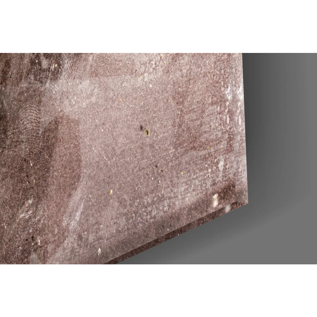 Stunning yellow leaf glass wall art with water droplets