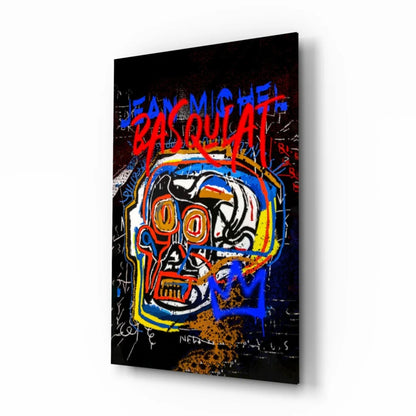 Graffiti Skull Canvas Wall Art with Electric Color Pop | Insigneart USA | vintageantiquesgifts.com