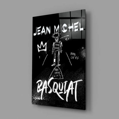 Basquiat Graffiti Style Canvas Wall Art Print | Glass Wall Art Print | vintageantiquesgifts.com