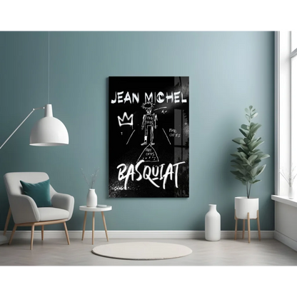 Basquiat Graffiti Style Canvas Wall Art Print | Contemporary Home Wall Art | vintageantiquesgifts.com