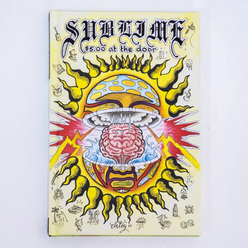 Psychedelic-themed Sublime poster by Opie Ortiz for the Deluxe Edition graphic novel
