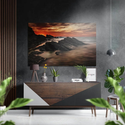 Stunning Brushed Aluminium Dibond Rugged Terrain Wall Art | Insigneart USA | vintageantiquesgifts.com