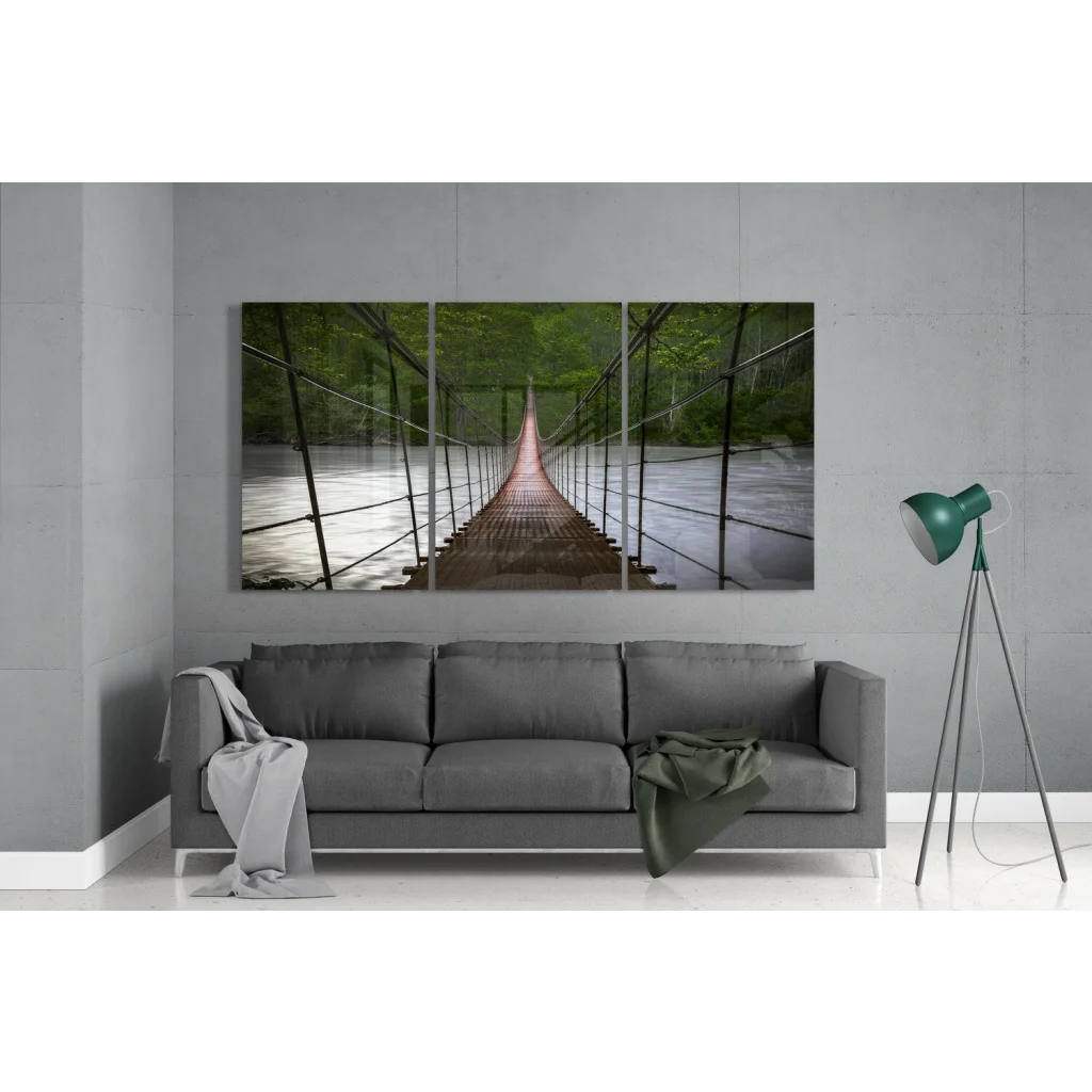 Stunning Bridge Tri Panel Canvas Wall Art for Your Home | Modern Wall Art Decor | vintageantiquesgifts.com