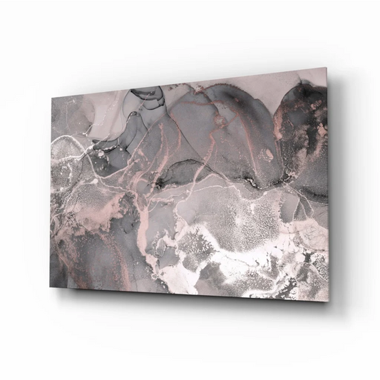 Swirling Rose Gold Abstract Wall Art Canvas Print | Insigneart USA | vintageantiquesgifts.com
