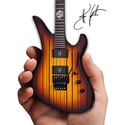 Synyster Gates sunburst guitar replica by Axe Heaven® with adjustable A-frame stand