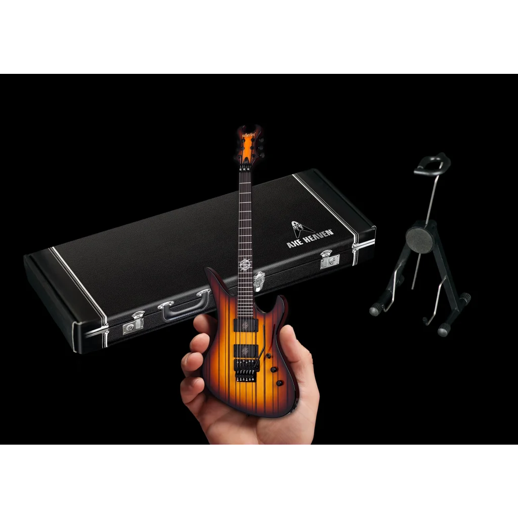 Synyster Gates mini axe heaven® guitar on adjustable a-frame stand