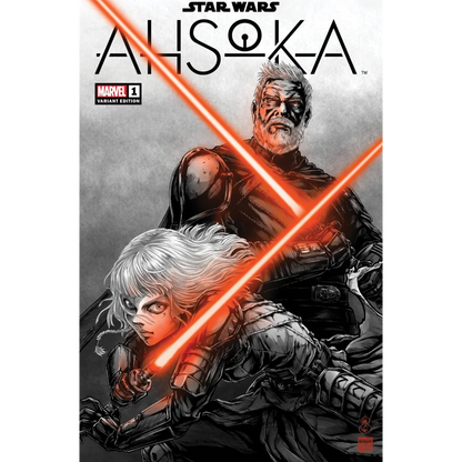 Takashi Okazaki limited edition comic cover with red lightsaber