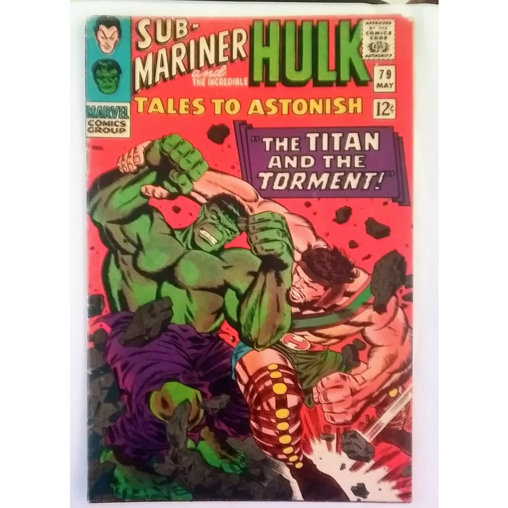 1966 Hulk vs Hercules Marvel Comics in VG+ condition epic battle