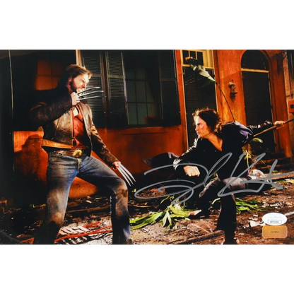 Autographed Hugh Jackman Wolverine photo with celebrity authentics hologram and Taylor Kitsch