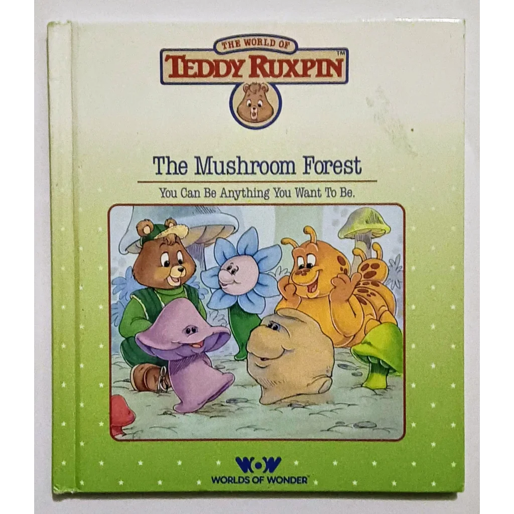 Vintage Teddy Ruxpin Mushroom Forest storybook adventure