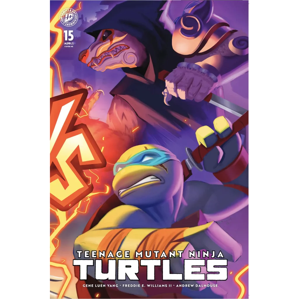 TMNT #15 ECC Santiago Venegas Right Side Wrap-Around Cover — Ninja Turtles Connecting Collectible USA