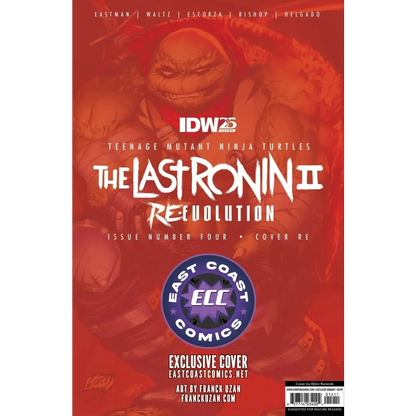 TMNT Last Ronin II Re-Evolution #5 ECC Virgin Detail — IDW Franck Uzan TMNT Collectible USA