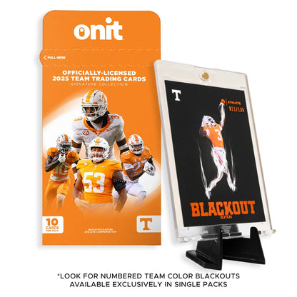2023 Tennessee Volunteers football trading cards in single pack
