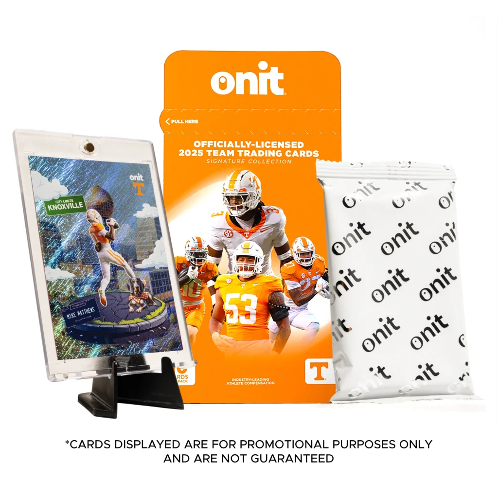 2025 Tennessee Volunteers football trading cards single pack
