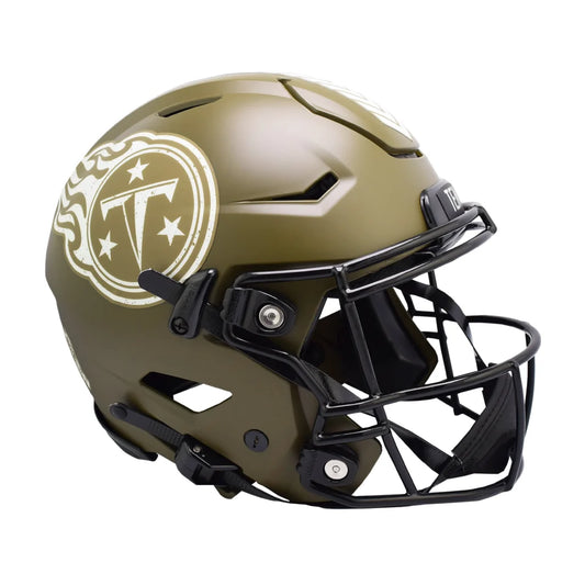 Tennessee Titans Salute to Service Football Helmet 2022 | Creative Sports | vintageantiquesgifts.com