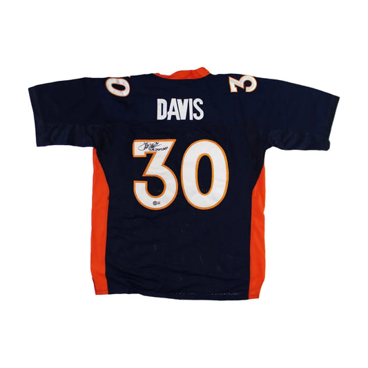 Terrell Davis Signed Denver Broncos Super Bowl XXXII Jersey | Creative Sports | vintageantiquesgifts.com