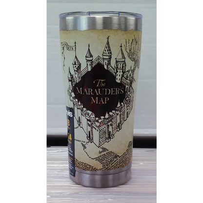 Tervis Harry Potter Marauders Map stainless steel tumbler on cream background