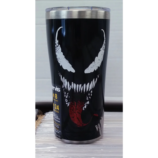 24 oz Tervis Marvel Venom stainless steel insulated tumbler
