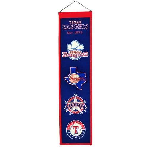 Texas Rangers heritage banner celebrating team history