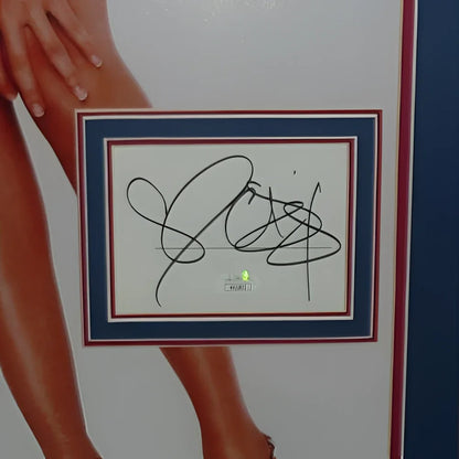 Deluxe framed There’s Something About Mary movie poster with autographs